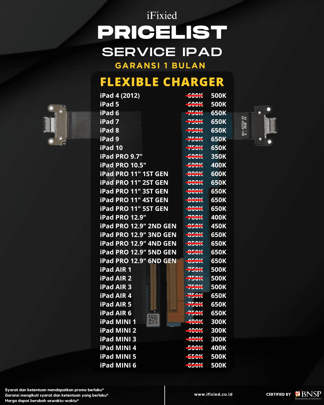 Daftar Harga Servise iPhone di